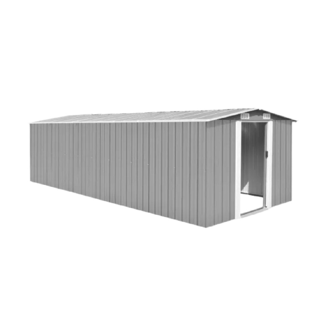 金属製収納小屋 - 自宅のガーデニング用品の保管に使用 - スチール - 300 x 120 x 180